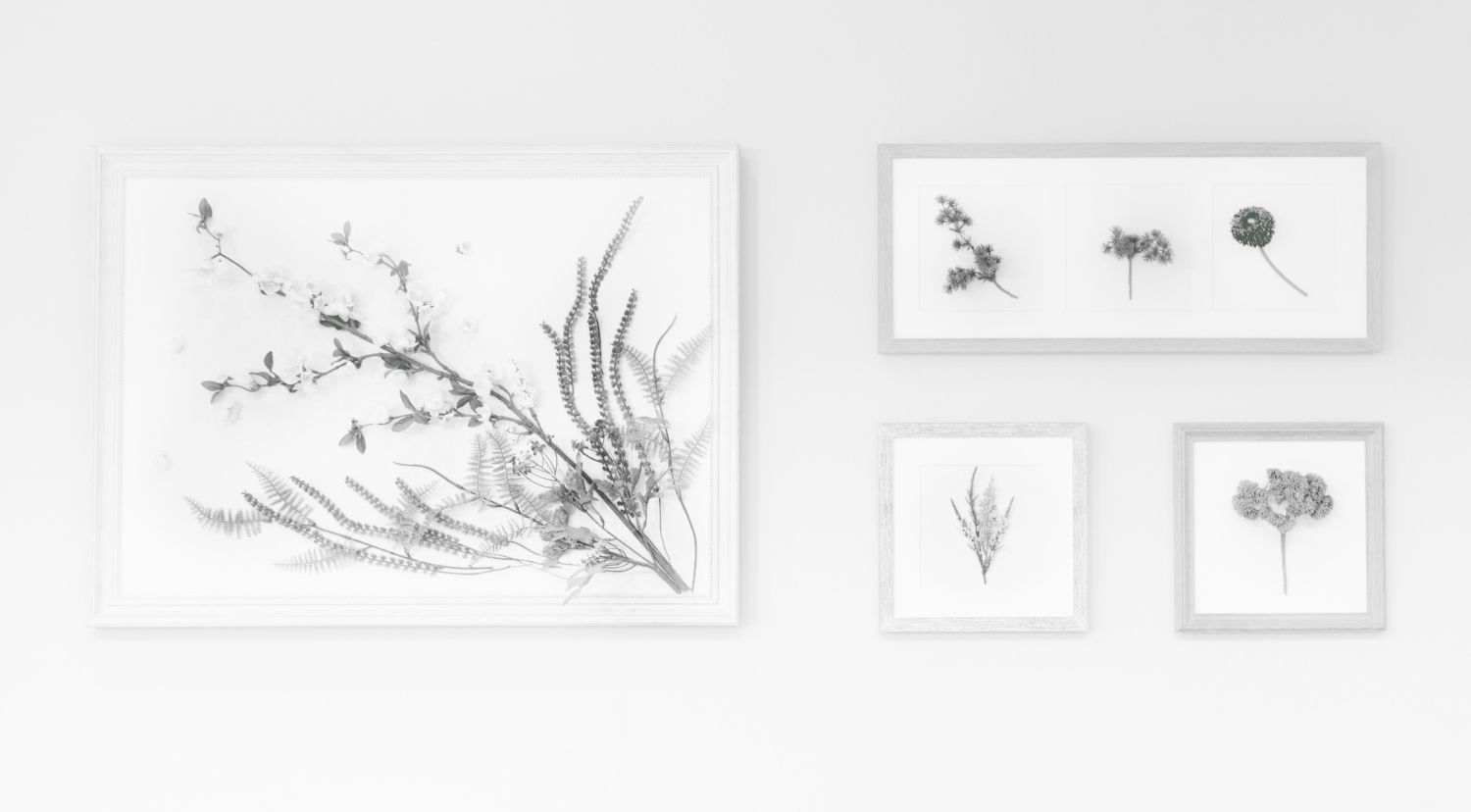 Handcrafted Pressed Flower Frame Art – Natural Botanical Wall Décor (Set of 2)