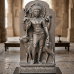 pashupatinath shiva black stone idol with nandi lord shiva statue black stone hindu murti shiva nandi sculpture handcrafted india mahadev idol for home temple decor shiv murti black stone traditional statue