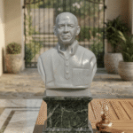 custom marble bust sculpture portrait statue personalized memorial statue marble india custom face sculpture handmade bust tribute statue for loved ones marble handmade portrait bust sculpture india