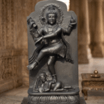 shiva nataraja black stone idol tandav statue lord shiva dancing statue stone sculpture india nataraja murti for home temple decor handcrafted shiva idol black stone tandav shiva statue traditional indian art