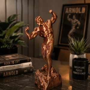 arnold schwarzenegger 3d printed muscle statue 8 inch bodybuilding decor sculpture premium fitness statue for gym decor