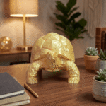 feng shui turtle statue for positive energy luxury gold turtle sculpture for home decor vastu turtle idol for financial growth 5 inch golden tortoise decorative statue