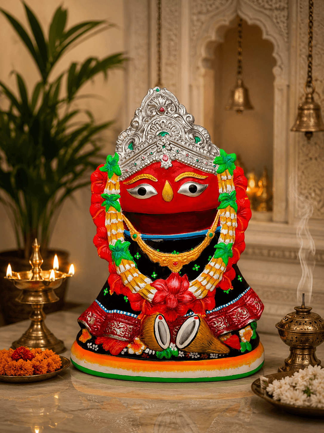 maa tarini fiber idol 2 feet handcrafted maa tarini statue for home temple goddess tarini murti fiber decorative idol traditional maa tarini idol for pooja room colorful goddess tarini statue handcrafted design maa tarini fiber murti for worship and decor odisha maa tarini idol traditional handicraft spiritual goddess tarini statue for home mandir decorative maa tarini fiber idol indian handicraft premium maa tarini murti for temple decoration