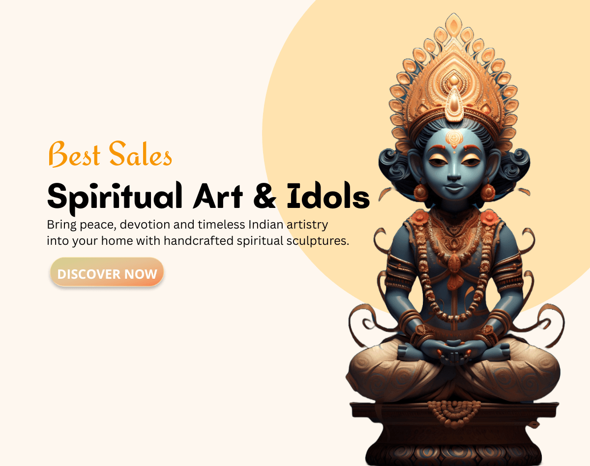 Spiritual Indian deity statue for home and temple decor